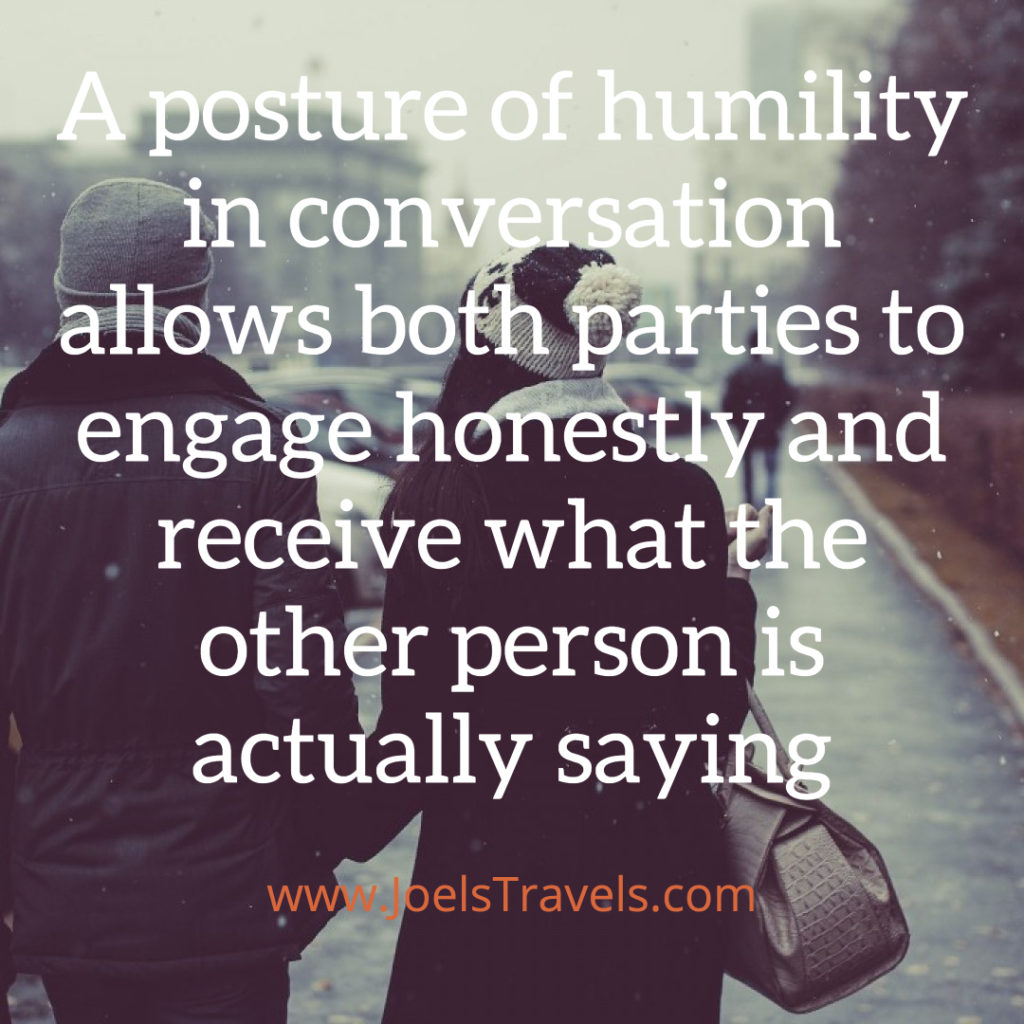 Posture Of Humility